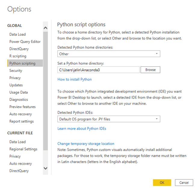 Python in Power BI_Enabling Python Scripts with Anaconda Environment_1_200922